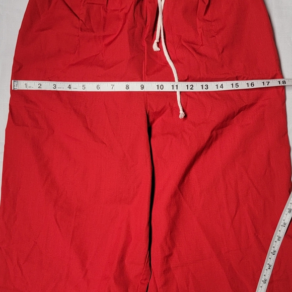 Red Drawstring Pants - Picture 4 of 10